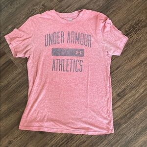 Under Armour light red Athletic Men's Shirt